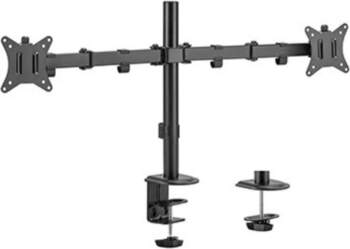 Monitora stiprinājums Gembird Adjustable Desk 2-display