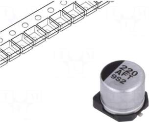 Panasonic Capacitor: electrolytic | low ESR