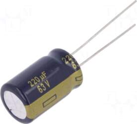 Panasonic Capacitor: electrolytic | low ESR