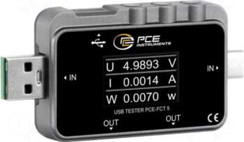 PCE INSTRUMENTS Meter: power quality analyser