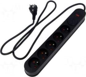 PLASTROL Plug socket strip: protective |