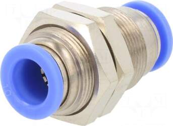 PNEUMAT Push-in fitting | bulkhead,straight