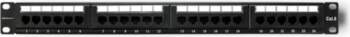 Qoltec Patch panel RACK | 24