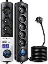 Qoltec Surge protector | 5 sockets