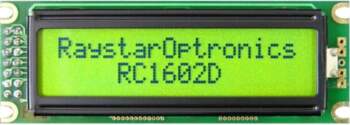 RAYSTAR OPTRONICS Display: LCD | alphanumeric
