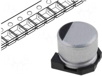 SAMWHA Capacitor: electrolytic | SMD |