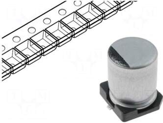 SAMWHA Capacitor: electrolytic | SMD |