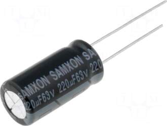 SAMXON Capacitor: electrolytic | THT |