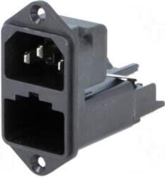 SCHURTER Connector: AC supply | socket