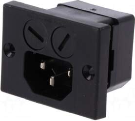 SCHURTER Connector: AC supply | socket
