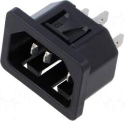 SCHURTER Connector: AC supply | socket