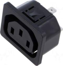 SCHURTER Connector: AC supply | socket