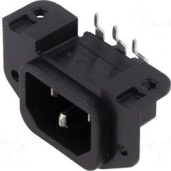 SCHURTER Connector: AC supply | socket