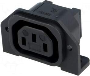 SCHURTER Connector: AC supply | socket
