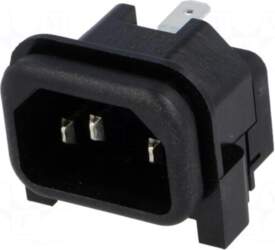 SCHURTER Connector: AC supply | socket