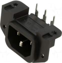 SCHURTER Connector: AC supply | socket