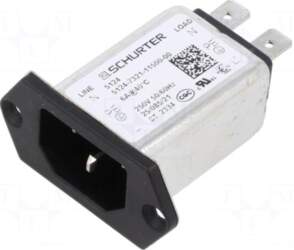SCHURTER Connector: AC supply | socket