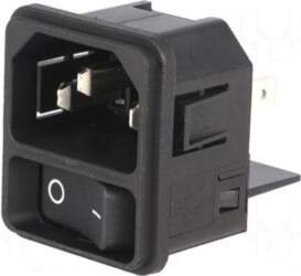 SCHURTER Connector: AC supply | socket