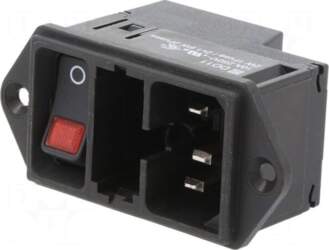 SCHURTER Connector: AC supply | socket
