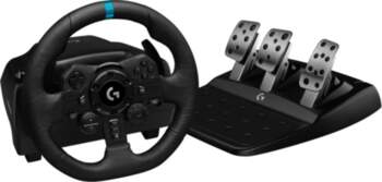 Spēļu stūre Logitech G923 PS4/PS5/PC Black