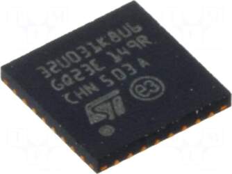 STMicroelectronics IC: STM32 ARM microcontroller |