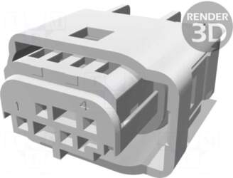 TE Connectivity Connector: rectangular | plug