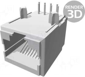 TE Connectivity Connector: RJ45 | socket