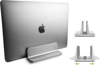 Techly Vertical Aluminum Notebook Stand