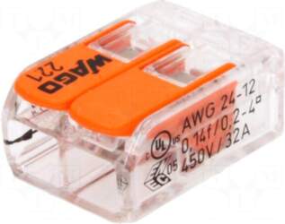 WAGO Installation quick splice | 221