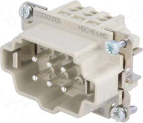 WEIDMÜLLER Connector: rectangular | male |