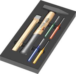 Wera 9782 foam insert hammer set
