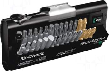 WERA Kit: screwdriver bits | Pcs: