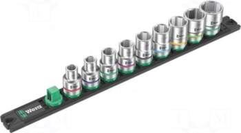 WERA Socket: 6-angles-set | inch,socket