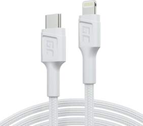 White USB-C - Lightning MFi 1m