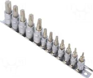 YATO Socket: Torx®-bit-set | Chrom-vanadium steel