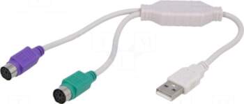 AKYGA Adapter USB-PS2 | PS/2 socket