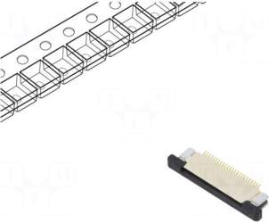 AMPHENOL AORORA Connector: FFC/FPC | female