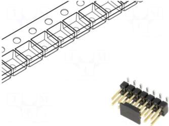 Amphenol Communications Solutions Connector: pin strips