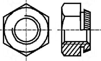 BOSSARD Nut | hexagonal | M4