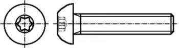 BOSSARD Screw | M3x16 | Head: