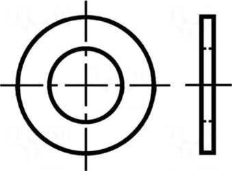BOSSARD Washer | round | M2