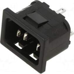 BULGIN Connector: AC supply | socket