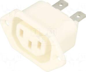 BULGIN Connector: AC supply | socket