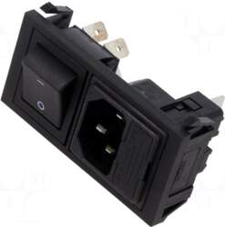 BULGIN Connector: AC supply | socket