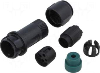 BULGIN Connector: circular | plug |