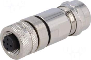 BULGIN Plug | M12 | PIN: