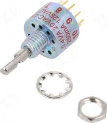 C&K Switch: rotary | Pos: 5
