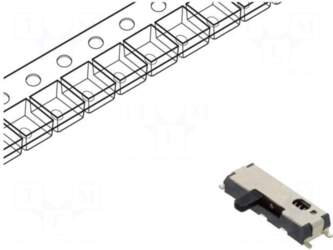 C&K Switch: slide | Pos: 2