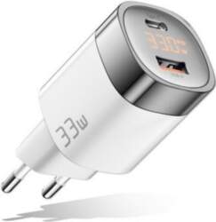 Charger GaN USB Type-C, USB Type-A: