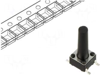 CONNFLY Microswitch TACT | SPST |